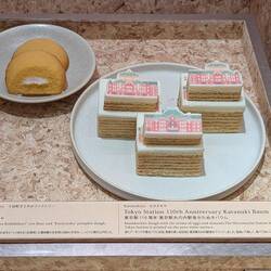 Special edition cakes with Tokyo station