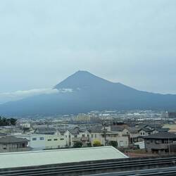 Fuji from the train