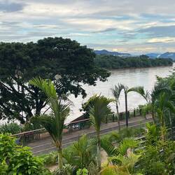 Lovely bike path along the river