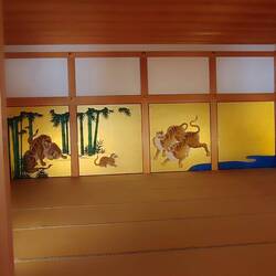 ...im Nagoya Castle, ein Empfangsraum