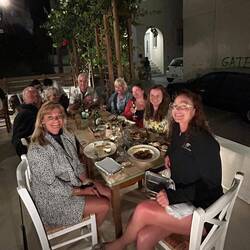 Dinner with the ladies from Alberta.