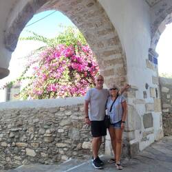 We took pictures for people and they returned the favour.