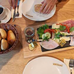 Das war lecker - Rührei gab's auch noch!