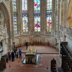 Blick vom Lettner auf der Margaretepassage