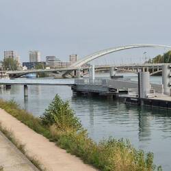 Looking back from the Confluence to where we walked from (the Cathedral is tiny in the left distance