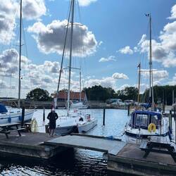 Im Hafen von Sundsøre fest