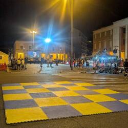 Schöne Stimmung. Irgendein Stadtfest