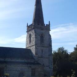Short detour off the trail to visit St Peters church, Wintringham