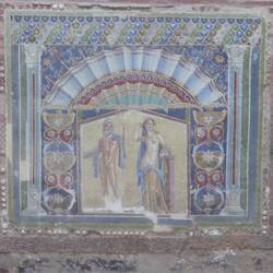 Mosaic fountain in house of Neptune