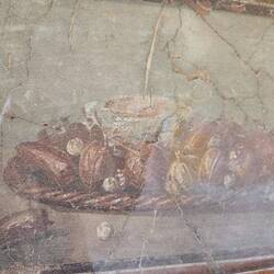Fresco of plate of figs