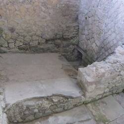 Latrine outside the baths
