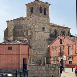 The little village I am in tonight, Boadilla, Spain.