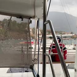 Ablegemanöver im strömenden Regen