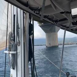 Heute durften wir sie genau in der Mitte durchfahren