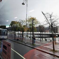 Wieder durch Dublin, aber diesmal war ich froh im Bus zu sitzen