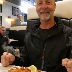 Can't have a day at the seaside without having a fish dinner