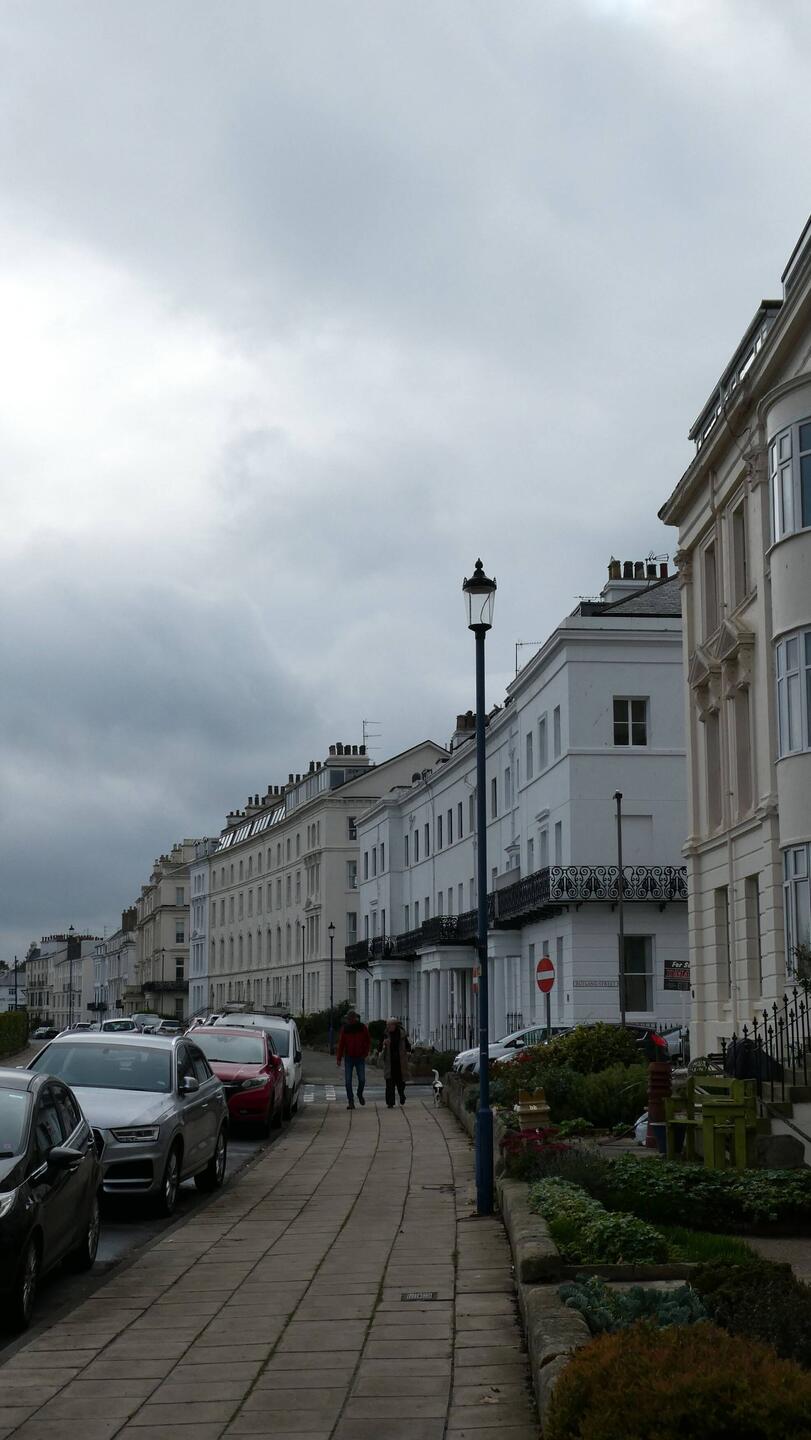 The Crescent, built in the mid 1800s during Filey's short-lived prosperity as a spa-town
