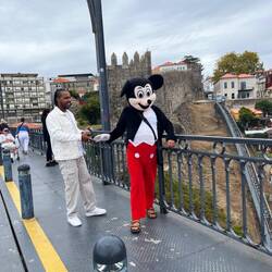 Even Mickey Mouse made his way to Porto