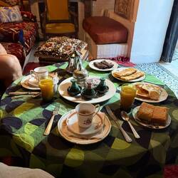 Frühstück im Riad