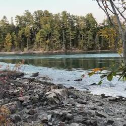 Tide falls over rocks...going in or Out?