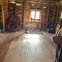 Inside the carpenter's building