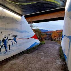 Ab hier wird es ernst, für die Wanderer