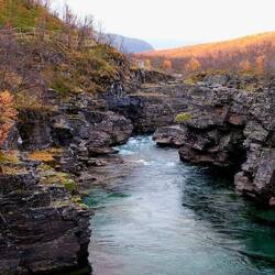 Die Schlucht des Abisko - Bach...