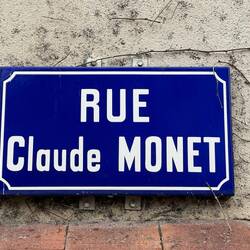 He is very famous in Giverny!
