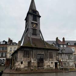 Clock tower in Honfleur