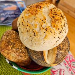 Frisch duftende Brötchen
