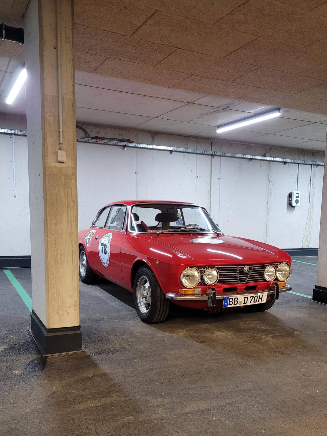 Garage im Lifesteil, alle anderen sind schon weg ....