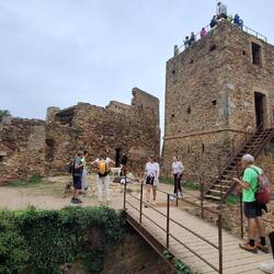 Approaching the ruins