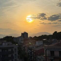 Sunset from drinks venue