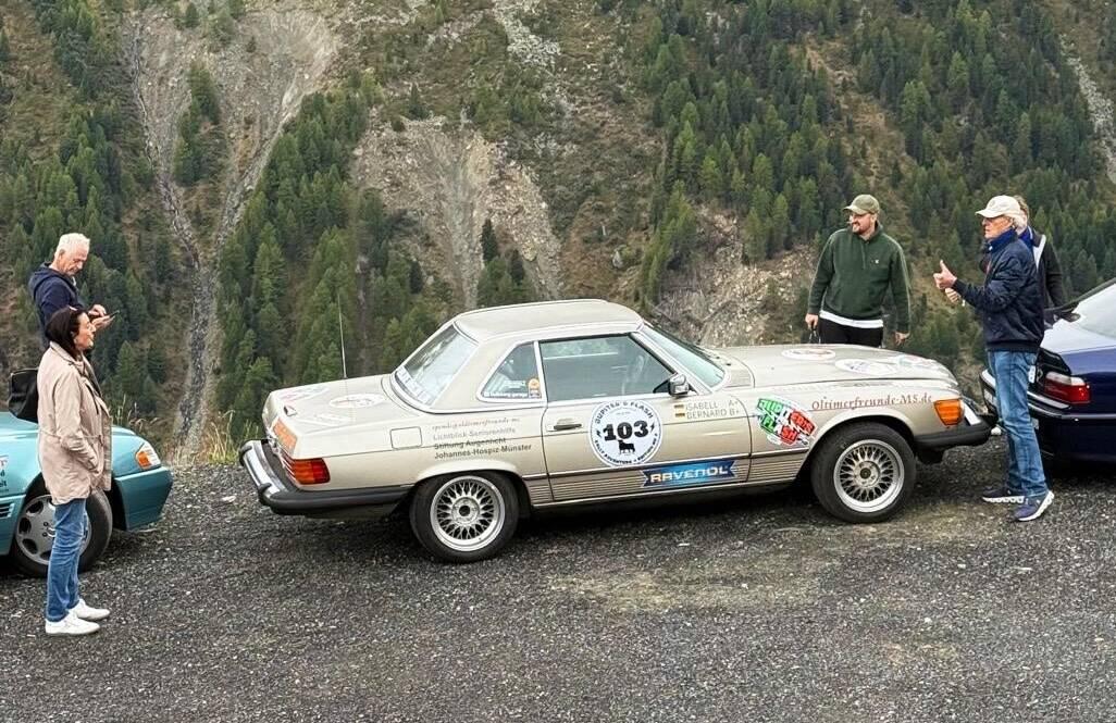 Aufstieg zum Start am Timmelsjoch ohne Probleme 🤞🍀