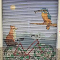 Many garage/shop doors are painted