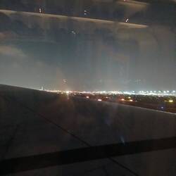 Dubai von oben beim Start