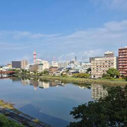 Blick vom Zimmer (am zweiten Tag mit Sonne)