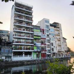 Blick 👀 vom Festland auf die Insel