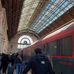 Arriving in Budapest