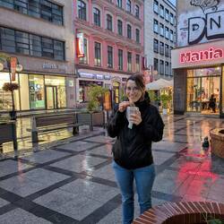 Und so ein Baumstriezel als Nachtsnack geht natürlich auch immer klar