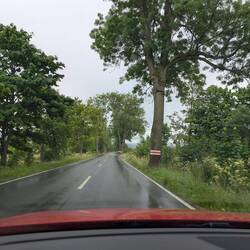 Schöne Straßen in Richtung Breslau