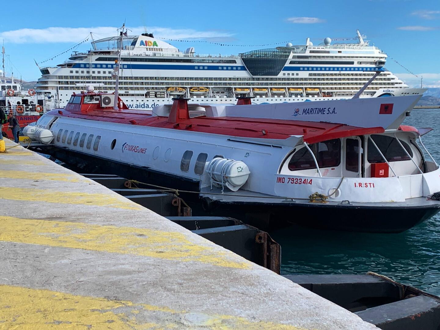 Unser Schiff für die Überfahrt