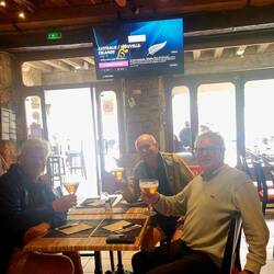 Getting ready for the rugby