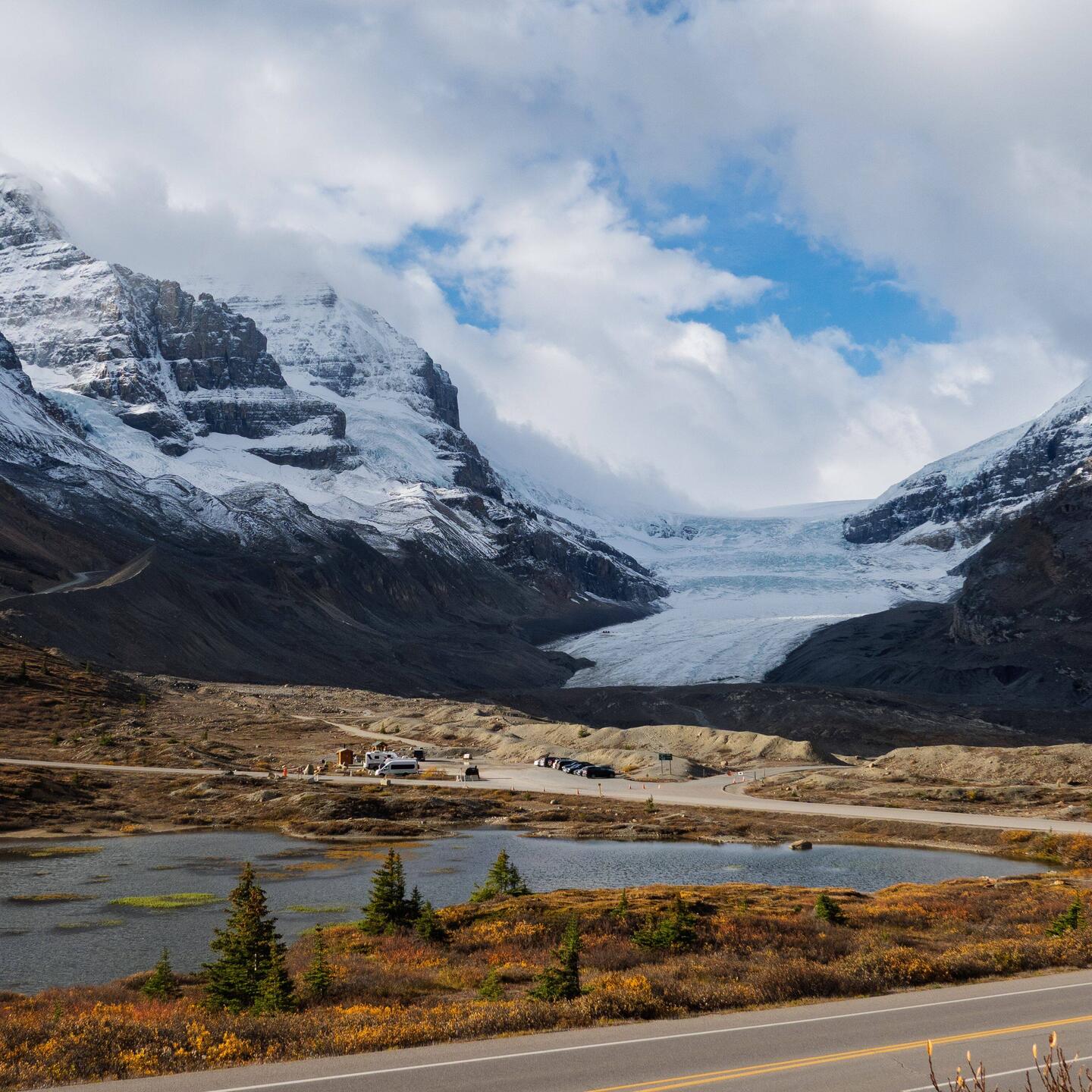 Athabasca Glacier, our destination