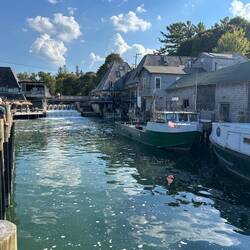 Leland's historic Old Fishtown Harbor