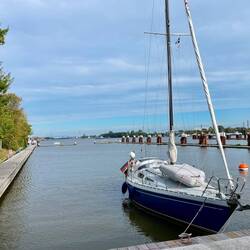 gestern - der ganze Hafen für uns