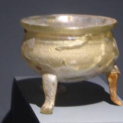 Museum libero. Glass cup 1st c ad
