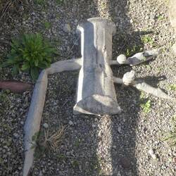 Villa Arianna. Lead pipe junctions