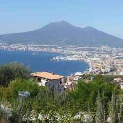 Bay of naples, towards pompeii