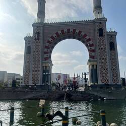 Parque de la Amistad, im Vordergrund ein Kormoran